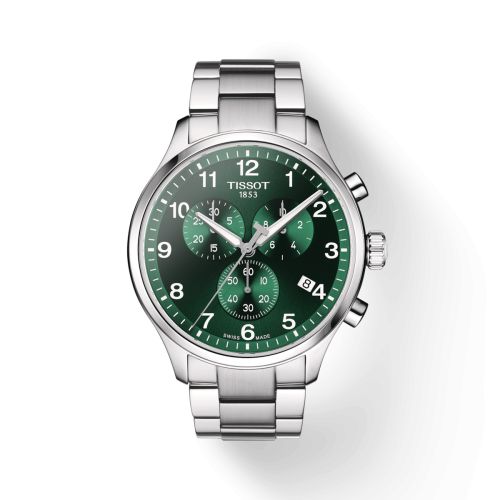 Tissot Chrono XL Classic Stainless Steel / Green / Bracelet